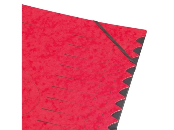 Herlitz 10843324, Esittelykansio, Pahvi, Manilahamppu, Musta, Punainen, A4, 1 kpl, Saksa
