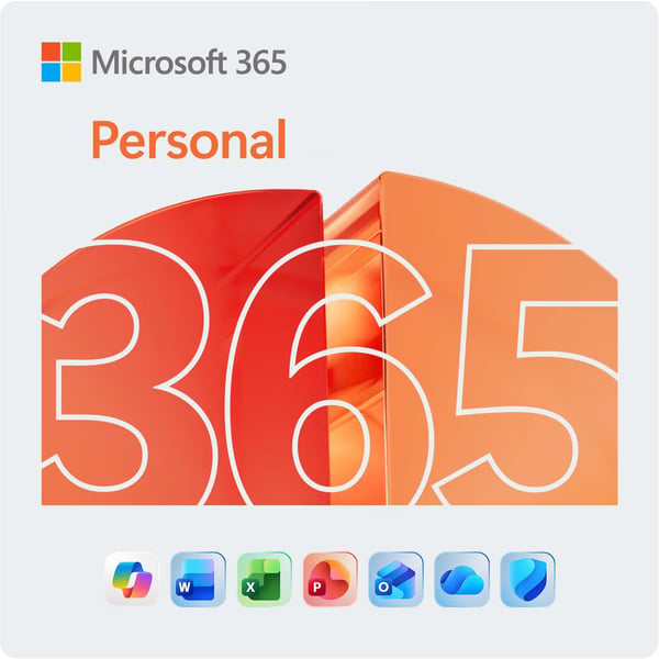 Microsoft 365 Personal Subscription 1 year - Medialess Box - Norwegian