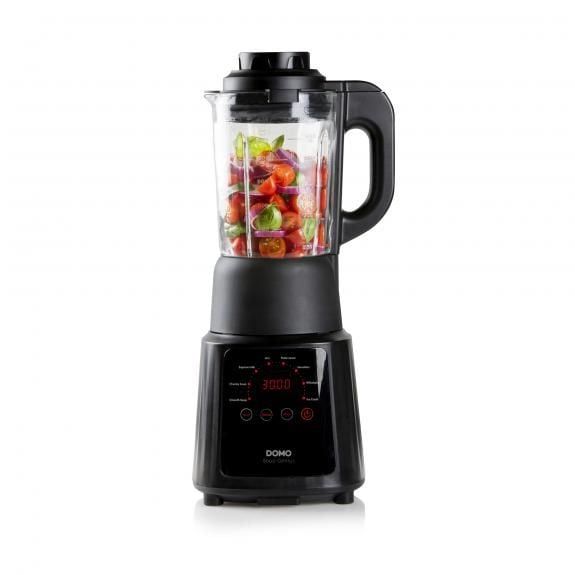 Domo DO726BL, Matlagingsblender, Pulsfunksjon, Isknusing, 900 W, Sort, Gjennomsiktig