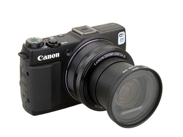 JJC RN-DC58E, 5,8 cm, Musta, ABS-synteettinen, CANON PowerShot G1 X Mark II, 3,5 g, 59 mm