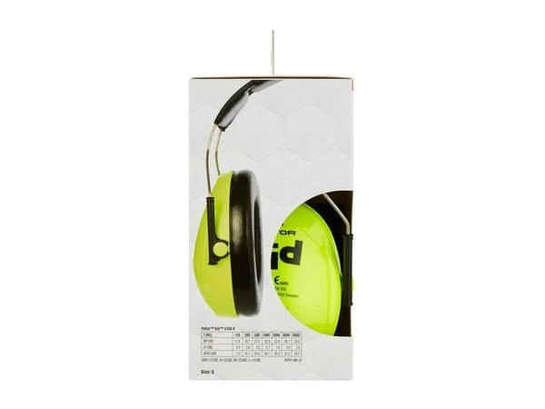 3M H510AK, lapsi, vihreä, kuulokkeet, 27 dB