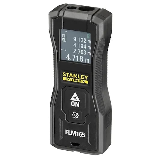 Stanley FATMAX FMHT77165-0 laseretäisyysmittari 50 m, tarkkuus 1,5 mm, musta