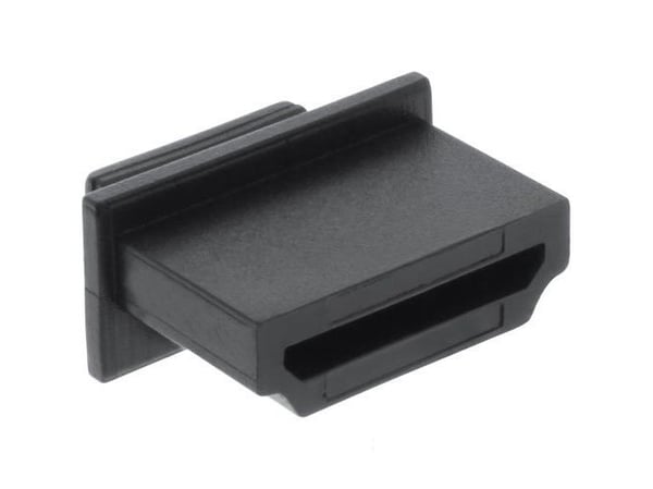 InLine 59948L, Tietokoneen/palvelimen pölysuoja, Musta, 13 x 15 x 5 mm, 65 mm, 103 mm, 20 mm