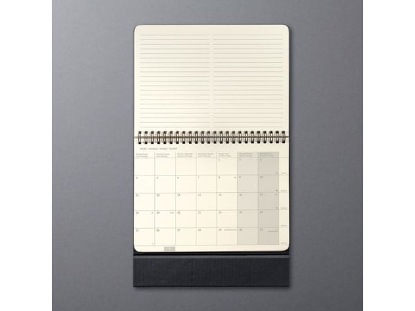Sigel Conceptum, A5, 213 x 220 mm, 72 ark, 80 g/m ^, Tyska, Nederländska, Engelska, Franska, Inbunden