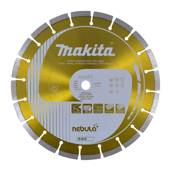 MAKITA DIAMOND TARGET 300x20mm SEGMENTTI (KUIVA/MOKRO) BETONI