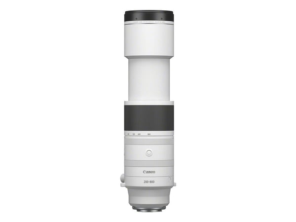 Canon RF 200-800mm telezoomobjektiv f/6,3-9 IS USM, svart/vit