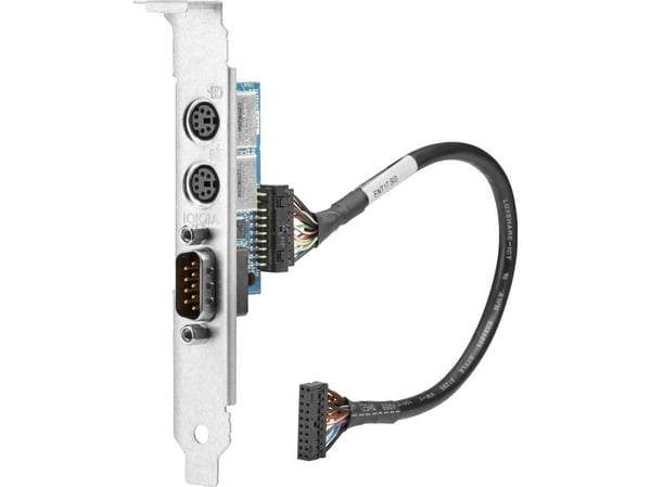 HP - Seriell/PS2-adapter - PCIe - seriell x 1 + tangentbord för PS2 x 1 + mus för PS2 x 1 - för HP Z1 G8; EliteDesk 800 G3, 80X G6, 80X G8; ProDesk...