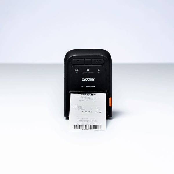 Brother RJ-2055WB, 203 x 203 DPI, 16 MB, Bluetooth, 215 g, Musta