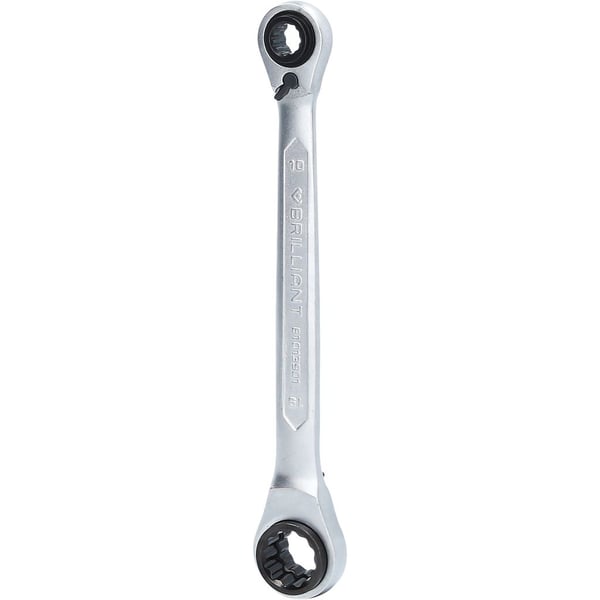 KS TOOLS Werkzeuge-Maschinen GmbH 10.20cm (4") 1, kaksoisratas rengasavain, 10 x 13, 17 x 19 mm (BT013901)