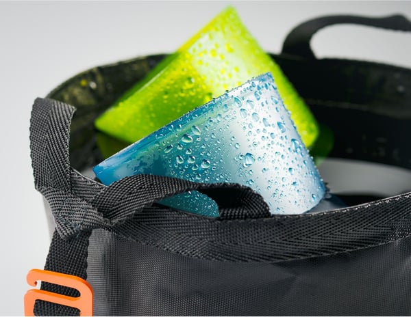 GSI Outdoors 50180, Sett, Aluminium, Nylon, Polypropylen (PP), Silikon, 2 l, Sort, Blå, Grønn, Grå, Grå, Rustfritt stål