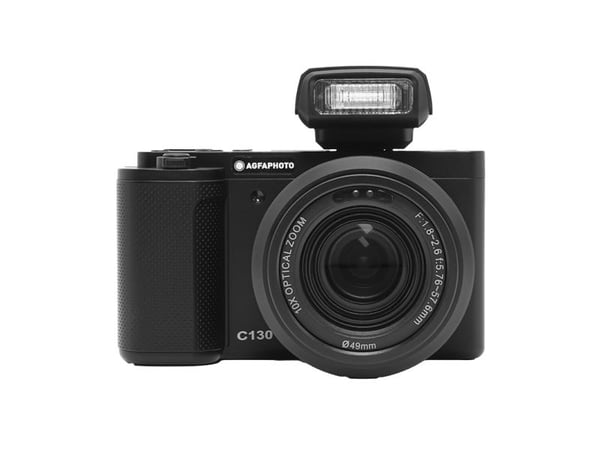 AgfaPhoto C130, 24 MP, 3840 x 2160 pikseliä, CMOS, 10x, 4K Ultra HD, musta