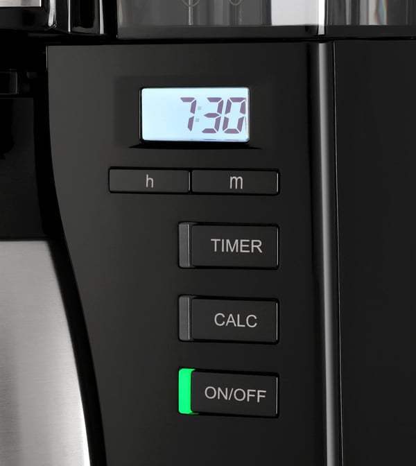 Melitta 1025-18, Kaffebrygger (drypp), 1,375 l, 1000 W, Svart, Sølv
