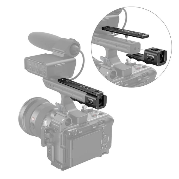 SmallRig MD3490, Adapter for håndtaksforlengelse, Sort, Aluminium, 1/4, 3/8", China, Sony FX30 / FX3 XLR Handle
