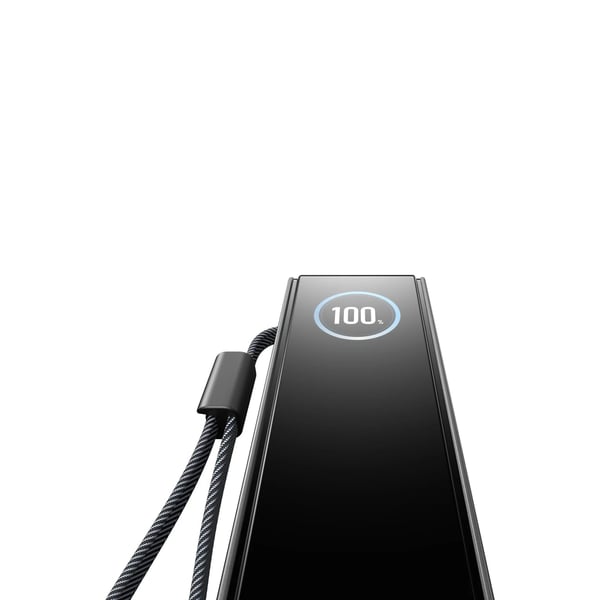 EcoFlow RAPID (25000 mAh, 170 W) – Innebygd kabel – Powerbank – Svart