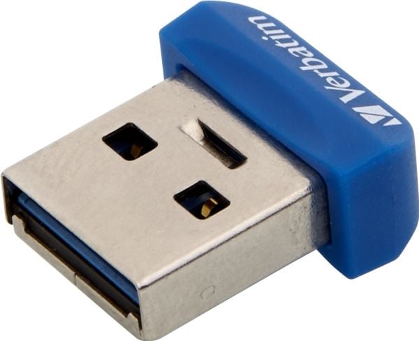 Verbatim Store 'n' Stay NANO - USB-flashstasjon - 32 GB - USB 3.0 - blå