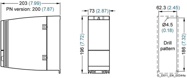 Siemens 6SL3210-1KE14-3AB2, Innendørs, Flerfarget, CE, RoHS, REACH, 173 mm, 1,3 kg, 270 mm