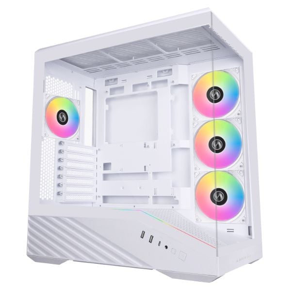 Lian Li Vector V100 PC-chassi ATX Midi Tower G99.V100RW.00, vitt