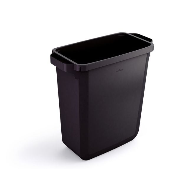 Affaldsspand Durabin 60 ltr. sort rektangulær