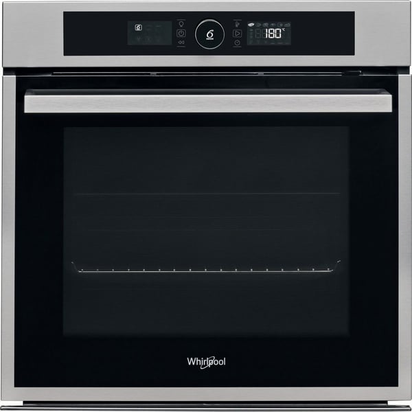 Whirlpool OAKZ9 6180 HM IX, Medium, Elektrisk ovn, 73 l, 73 l, Hydrolytisk, 2 hyller