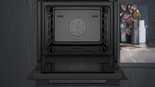 Siemens iQ700 HS736G1B2 höyryuuni 71 l A+ 56 cm, musta