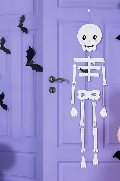 PartyDeco DNT11, Partydekorasjonssett, Papir, Svart, Halloween, 6 stykker