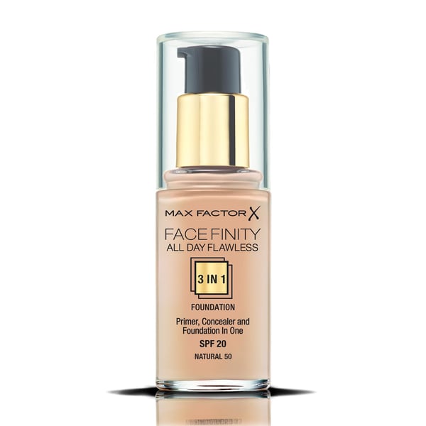Max Factor Facefinity All Day Flawless Flexi-Hold 3in1 Primer Concealer Foundation SPF20 50 30 ml