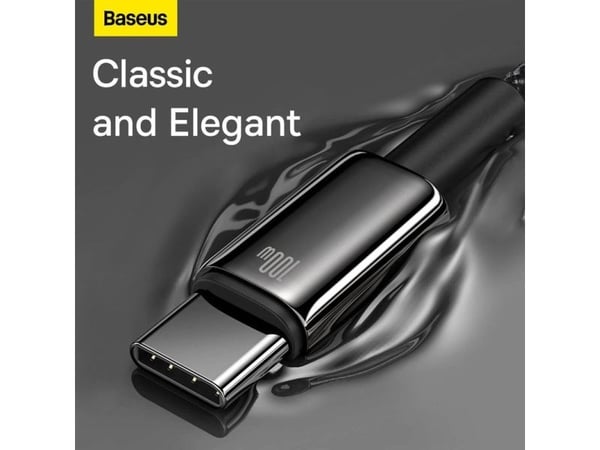 Baseus CAWJ000101, 2 m, USB C, USB C, USB 2.0, 0,48 Gbit/s, Svart