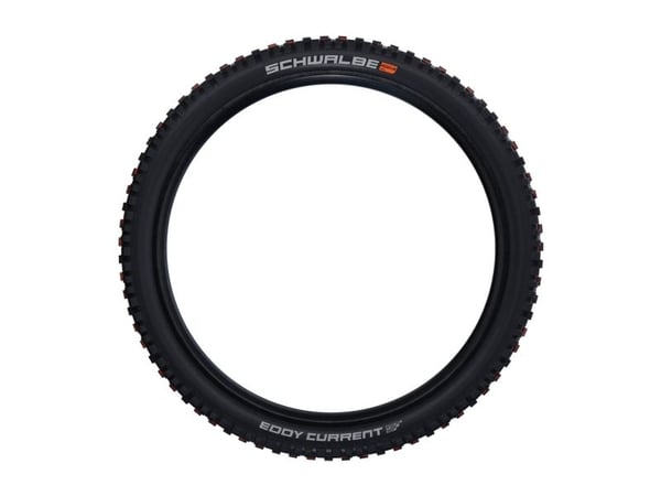 Schwalbe Eddy Current HS496, 29", MTB, Sisärenkaaton valmis rengas, Taitettavissa oleva palle, Musta, 23 - 50 psi