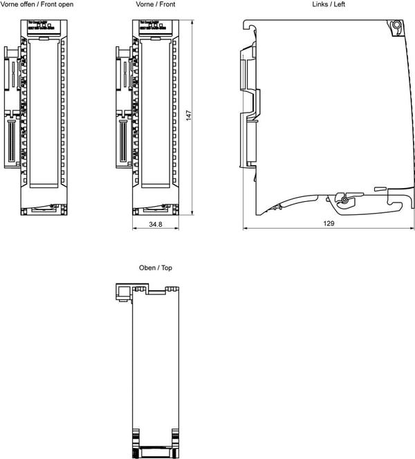 Siemens 6ES75501AA010AB0 6ES7550-1AA01-0AB0 PLC-laskuryhmä
