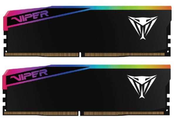 Patriot Viper Elite 5 RGB Ultra DDR5-muisti 64 GB 6400 MT/s CL32, 2x32 GB, musta