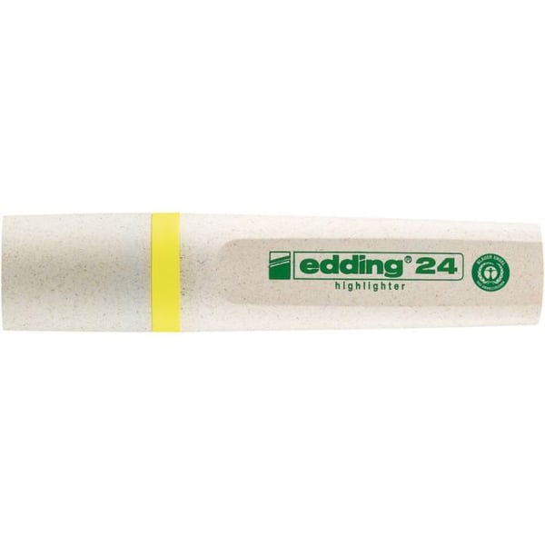 edding EcoLine 24 - Markeringspenn - gul - vannbasert blekk - 2-5 mm
