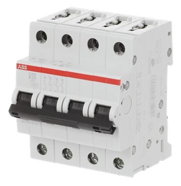Automaattisulake C 40A, 4-napainen C-ominaisuus, katkaisukyky 6kA, 230/400V AC, 70mm leveä S204-C40