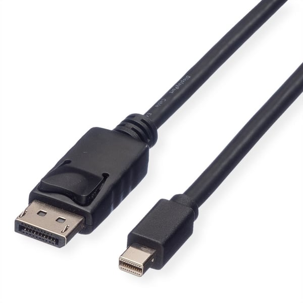 Secomp DP – Mini DP, 2,0 m, DisplayPort, mini DisplayPort, han/han, sort