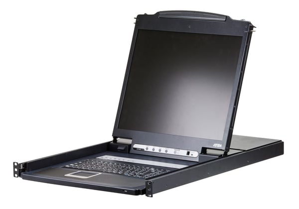 ATEN CL1308N - KVM-konsoli KVM-kytkin - 8 porttia - PS/2, USB - Italia - 19" - rackversio - 1280 x 1024 @ 75 Hz - DDC2B - 1U - 1U