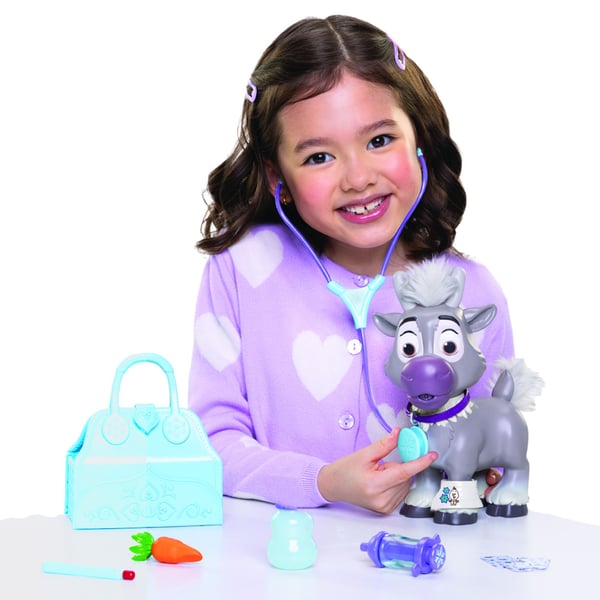 Jakks Pacific Sven-hahmo, Disney Frozen Care Kit, 3 vuotta, 22 cm, äänitoiminto