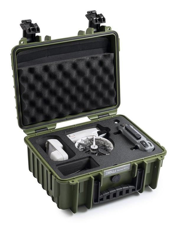 B&W Cases PP.117.Flip, Hårt fodral, Grön, Polypropylen (PP), Monokromatiskt, 11,7 l, -30 - 80 ° C
