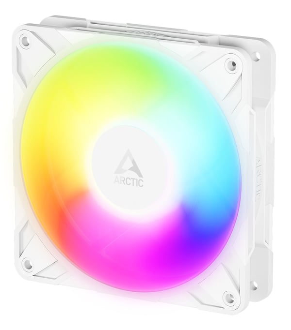ARCTIC P12 Pro Reverse A-RGB kabinettvifte 120 mm ACFAN00334A, 3-pakning, hvit