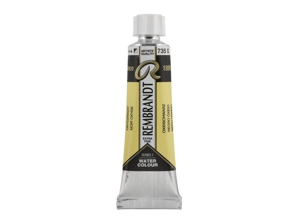 Rembrandt akvarellfärgrör Oxide Black 735