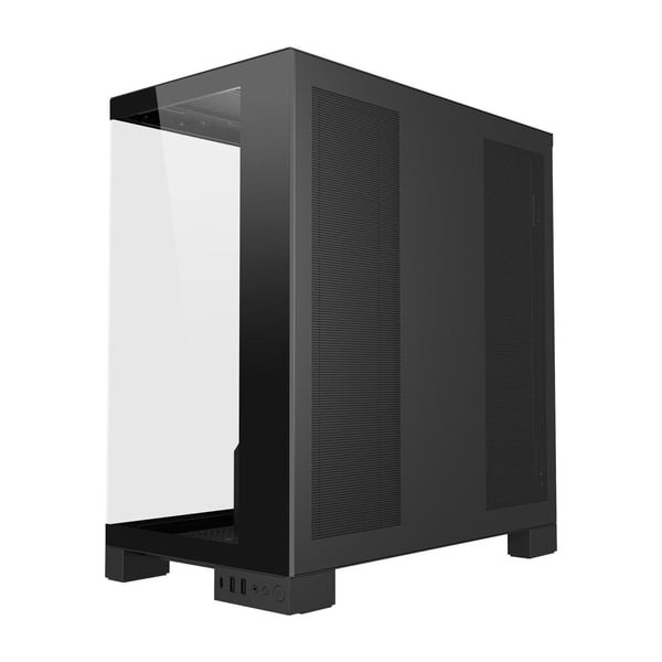 FSP M540-BA miditowerchassi ATX/mATX/Mini-ITX, svart, 2 härdade glaspaneler