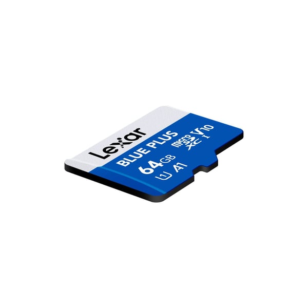 Karta Lexar Blue Plus MicroSDHC 64 GB klasse 10 UHS-I/U1 A1 V10 (LMSBLPL064G-BNANG)