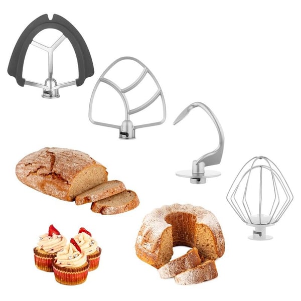 Sencor STM 6377CH, 4,5 l, Beige, Vispe, Elte, Miksing, Omrøring, 8 egg, Glass, Metall