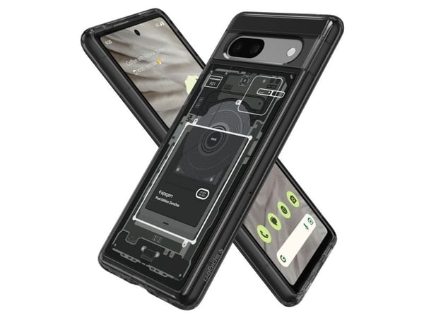 Spigen Ultra Hybrid Zero One, Etui, Google, Pixel 7a, 15,5 cm (6.1"), Lysegrå