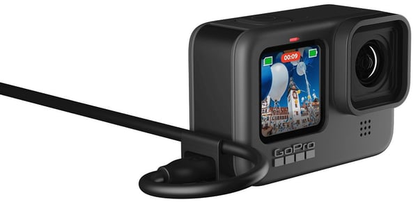 GoPro - Batterirom / portvernedeksel - USB-gjennomløp - for HERO10 Black; HERO9 Black
