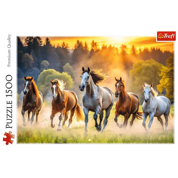 Trefl 26215 puslespill 1500 stk., Wild Horses