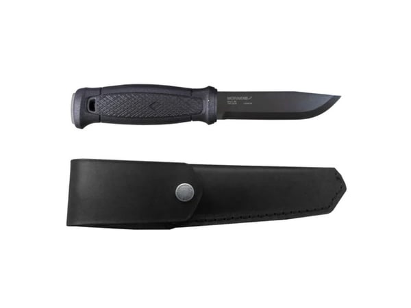 Morakniv Garberg Black Carbon jaktkniv, drop point, lærslire