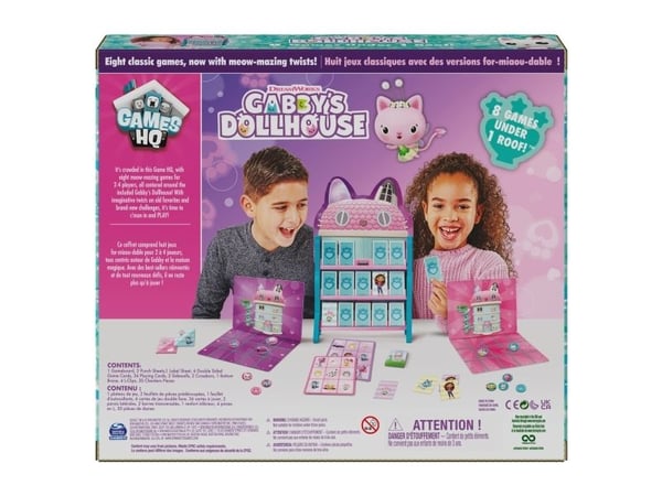 Games KOG KOL GabbysDollhouse HQGame GML, Lautapeli, Monilajinen, 4 vuosi/vuosia