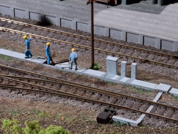 Auhagen 41620, HO (1:87), Grå