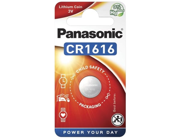 Panasonic CR1616L/1BP - Batteri CR1616 - Li - 55 mAh