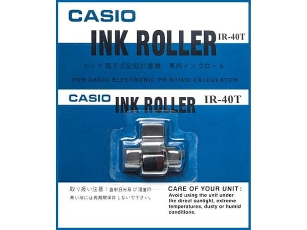Casio IR-40T, Tulostimen värirulla, Musta, Punainen, Musta, Hopea, FR2650TM, FR2650DT, FR2650PLUS, HR150TM, HR150TEPLUS, HR150TE, HR150LC, HR100TM,...