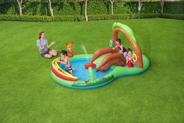 Bestway 53093, Oppblåsbart basseng, 214 l, Figur 8, 2 år, PVC, Flerfarget